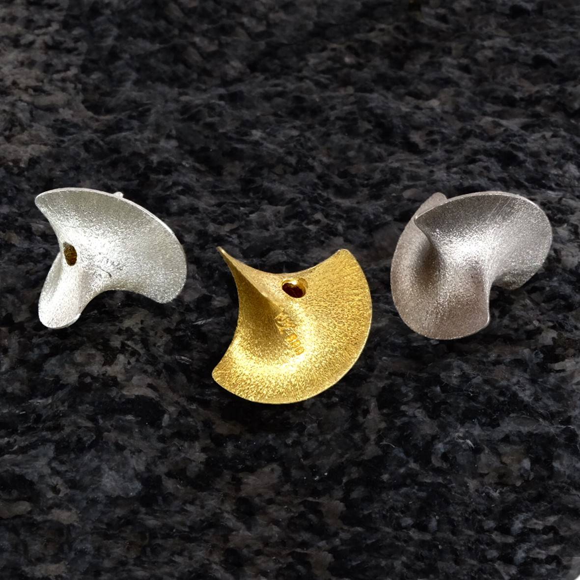 Sphericon Set Gold Graugold Silber